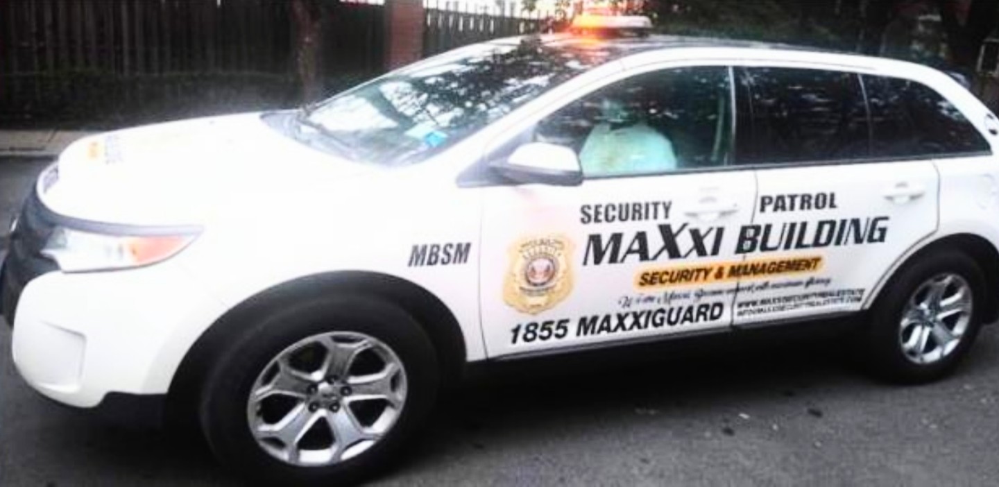 Maxxi Building Security mobile patrol vehicle